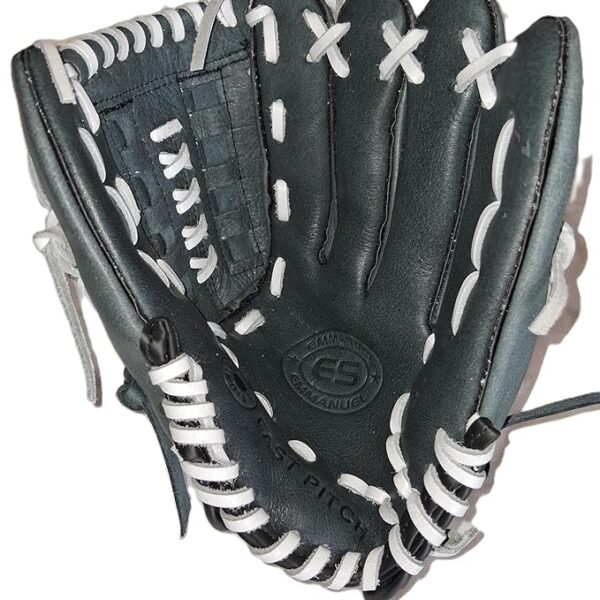 Softball and Baseball Green Leather Left Hand Glove