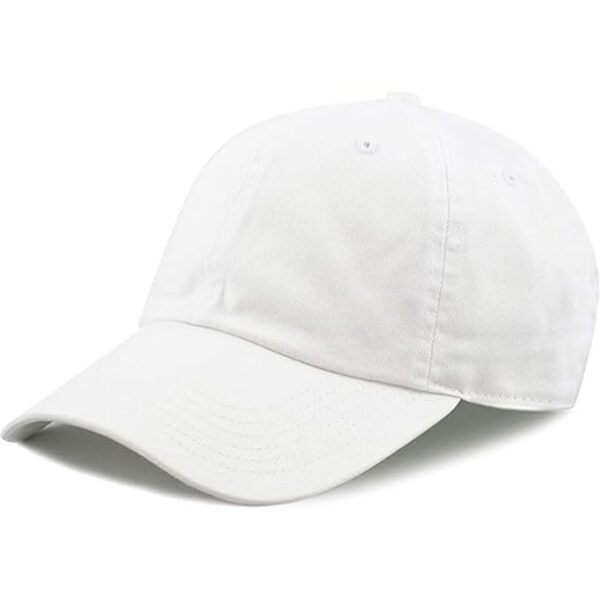 Essential White Sports Hat – Soft & Durable Design