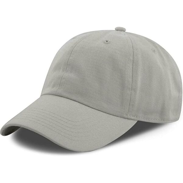Casual Cotton Grey Cap – Lightweight & Comfortable Fit