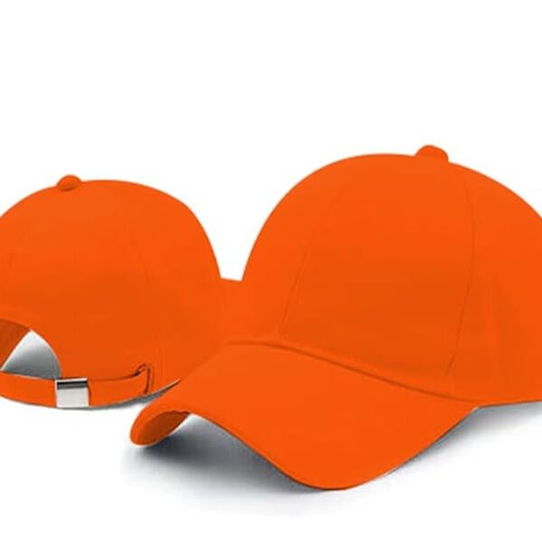Men’s Sport Cap – Stylish Adjustable Baseball Hat (Orange)