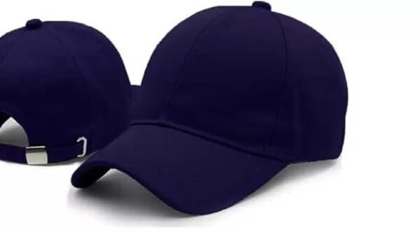 Sport Cap Men's Head Hat Stylish All Sports Caps With Adjustable Strap- Blue