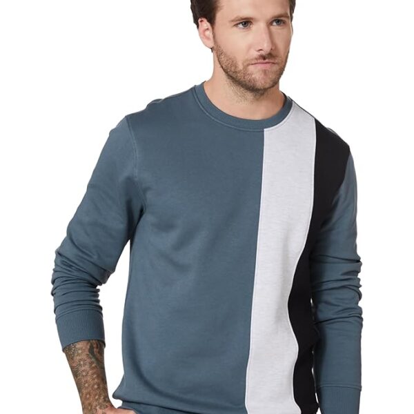 Men Cotton Rich Light Weight Crew Neck Sweatshirt