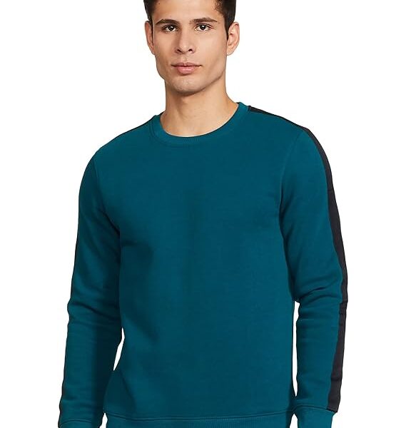 Men's Cotton Blend Round Neck Sweatshirt