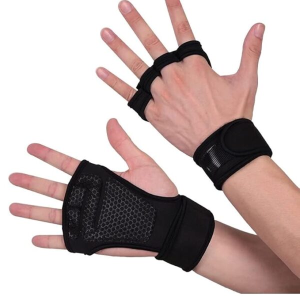 Neoprene Weight Lifting Workout Gym Gloves With Wrist Support For Men And Women