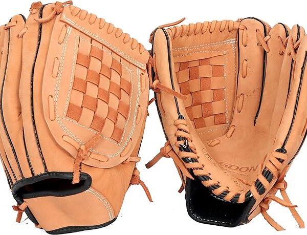 Softball and Baseball Brown Left Hand Glove