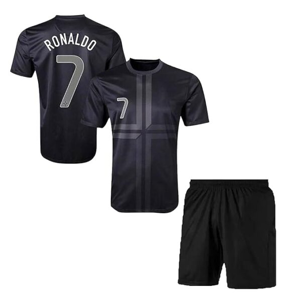 Sleek Blackout Football Kit – Customizable Elite Edition