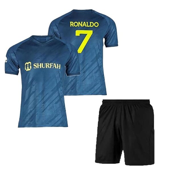 Navy Blue Football Kit – Customizable Performance Wear