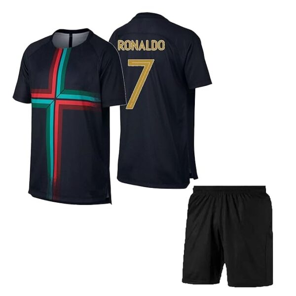 Black & Gold Football Kit – Premium Custom Soccer Uniform