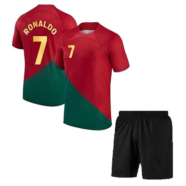 Red & Green Football Kit – Premium Football Uniform