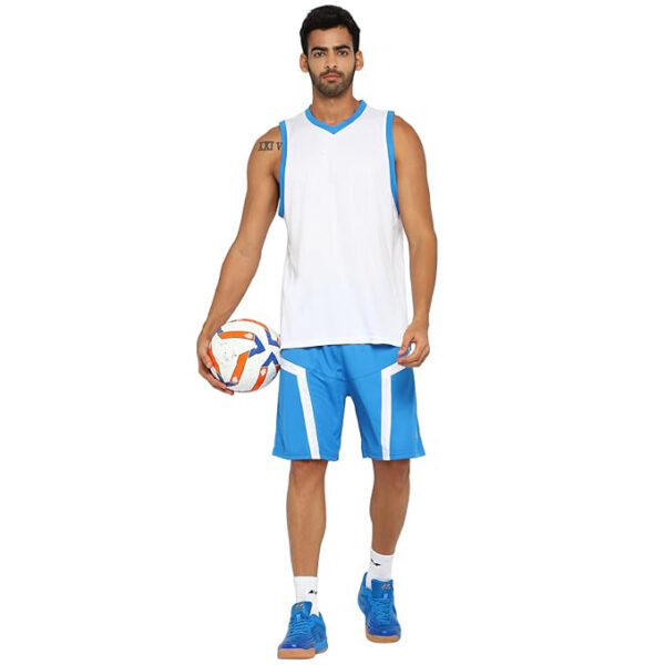 Men’s Basketball Jersey Set – Blue & White Edition ✨